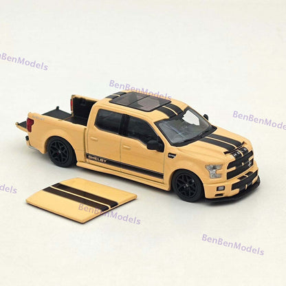 1:64 Funny Model F-150 Shelby Super Snake Pickup Sport Truck Model Diecast