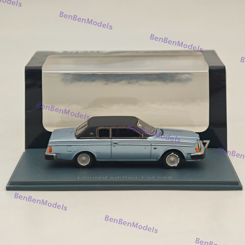 1/87 NEO SCALE MODELS Volvo 262C Resin Car Limited Collection Blue