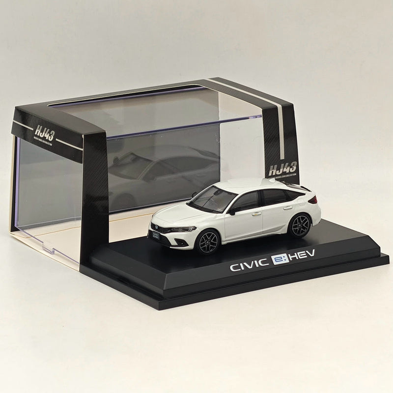 Hobby Japan 1/43 Honda CIVIC (FL4) e:HEV Platinum White(P) HJ433003W Diecast