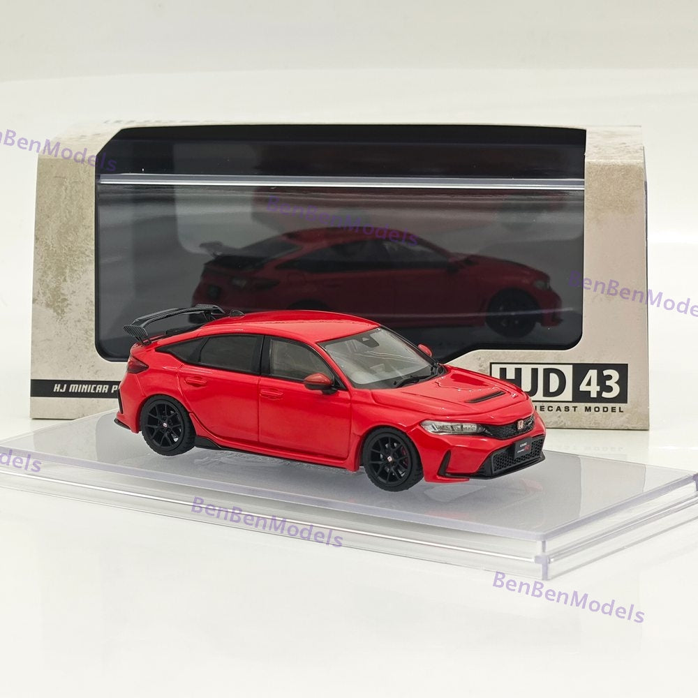 1/43 Hobby Japan HJD43 CIVIC TYPE R (FL5) RACING BLACK Package Genuine Option