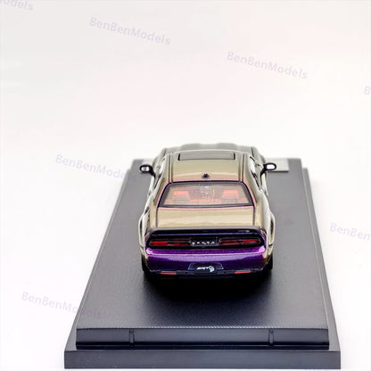 Stance Hunters 1:64 gradient purple Dodge SRT Hellcat Muscle Sports Diecast Metal Car US In stock