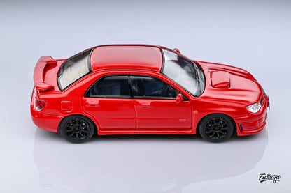 Furuya 1:64 SUBRARU Impreza WRX STi GD/GG 9e Collection de voitures miniatures moulées sous pression Cadeaux de loisirs