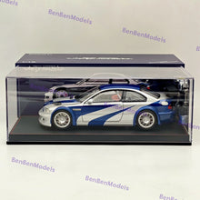 1:18 DCM BMW M3 GTR E46 Need For Speed Metal Deluxe Edition w/1/87 Keychain 2001