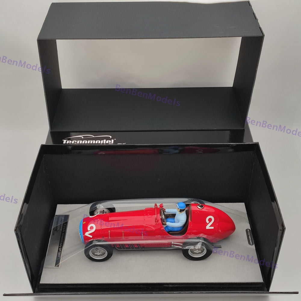 Tecnomodel 1/18 Mythos Series Ferrari 375 F1 #2 WINNER ltaly GP 1951 A.Ascari