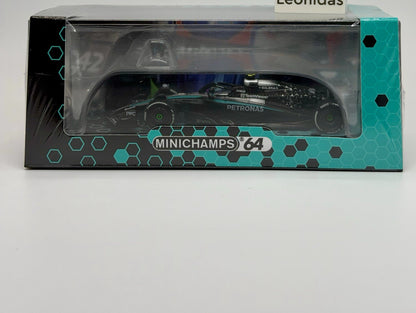 Minichamps 1/64 F1 W16E Race Car Kimi Antonelli 2026 MDX Limited Collection Set