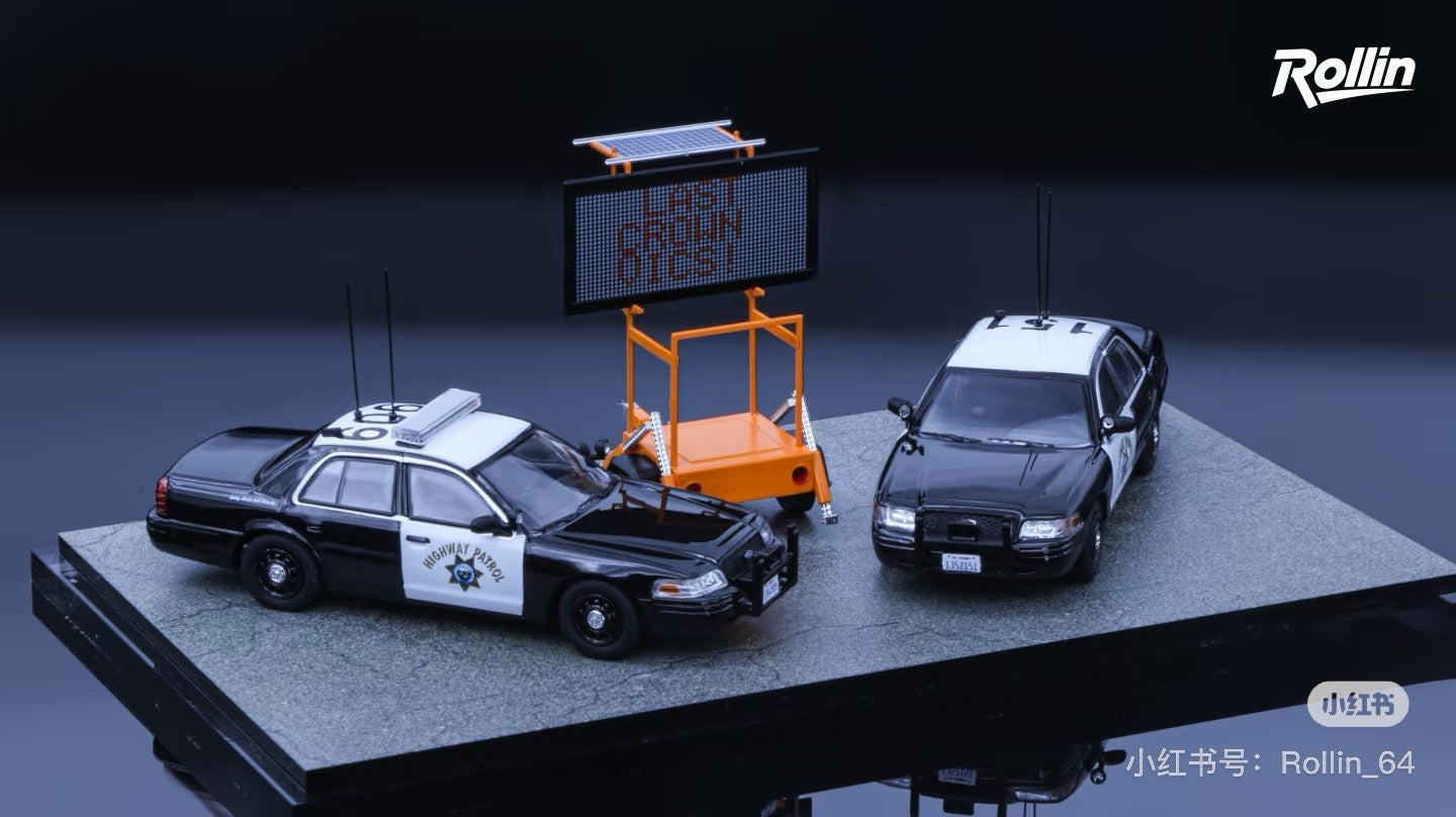 Rollin 1:64 Ford Crown Victoria CHP 2-Car Diecast SMo | 2025