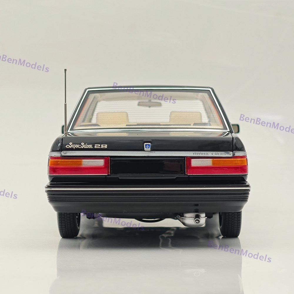 1/18 Toyota Crown Seventh Generation MS122 Black / Mi Interior Diecast Model