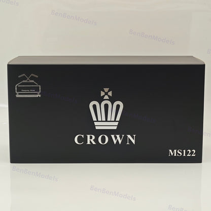1/18 Toyota Crown Seventh Generation MS122 White Beige Diecast Model Car