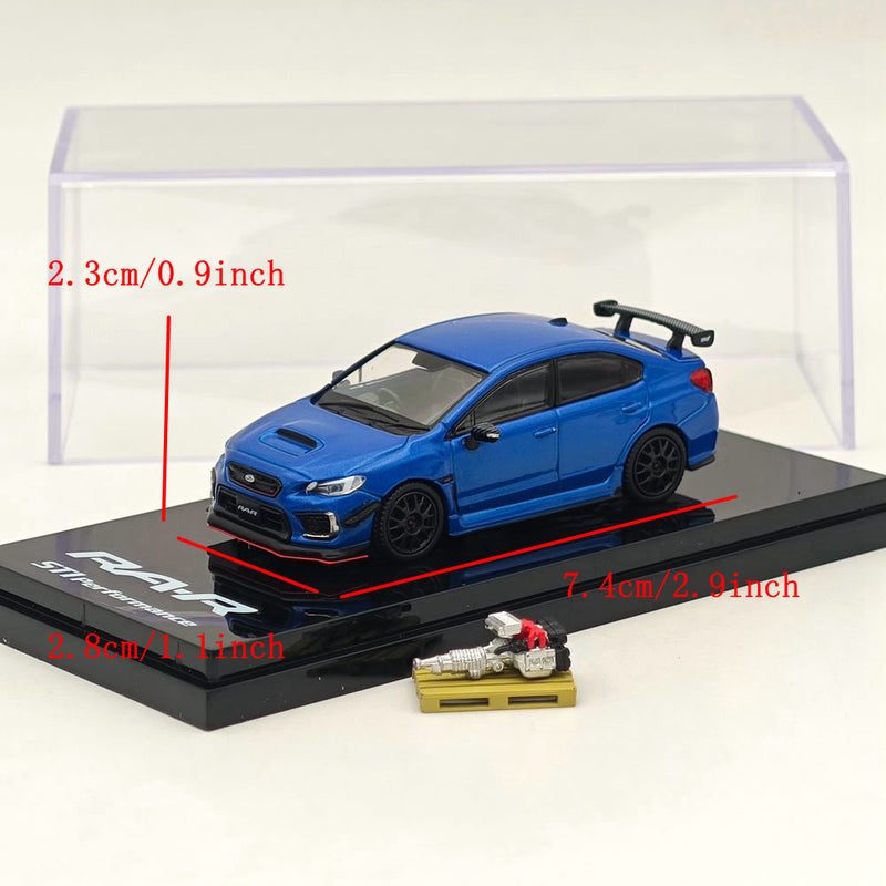 1/64 Hobby Japan SUBARU WRX RA-R With Engine Display Model  HJ641040BL Diecast