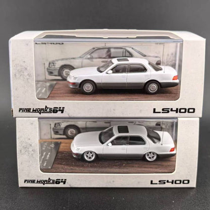 Fine Works 1:64 Lexus LS400 XF10 UCF10 Miniature Diecast Toys Car Models Collection Gifts