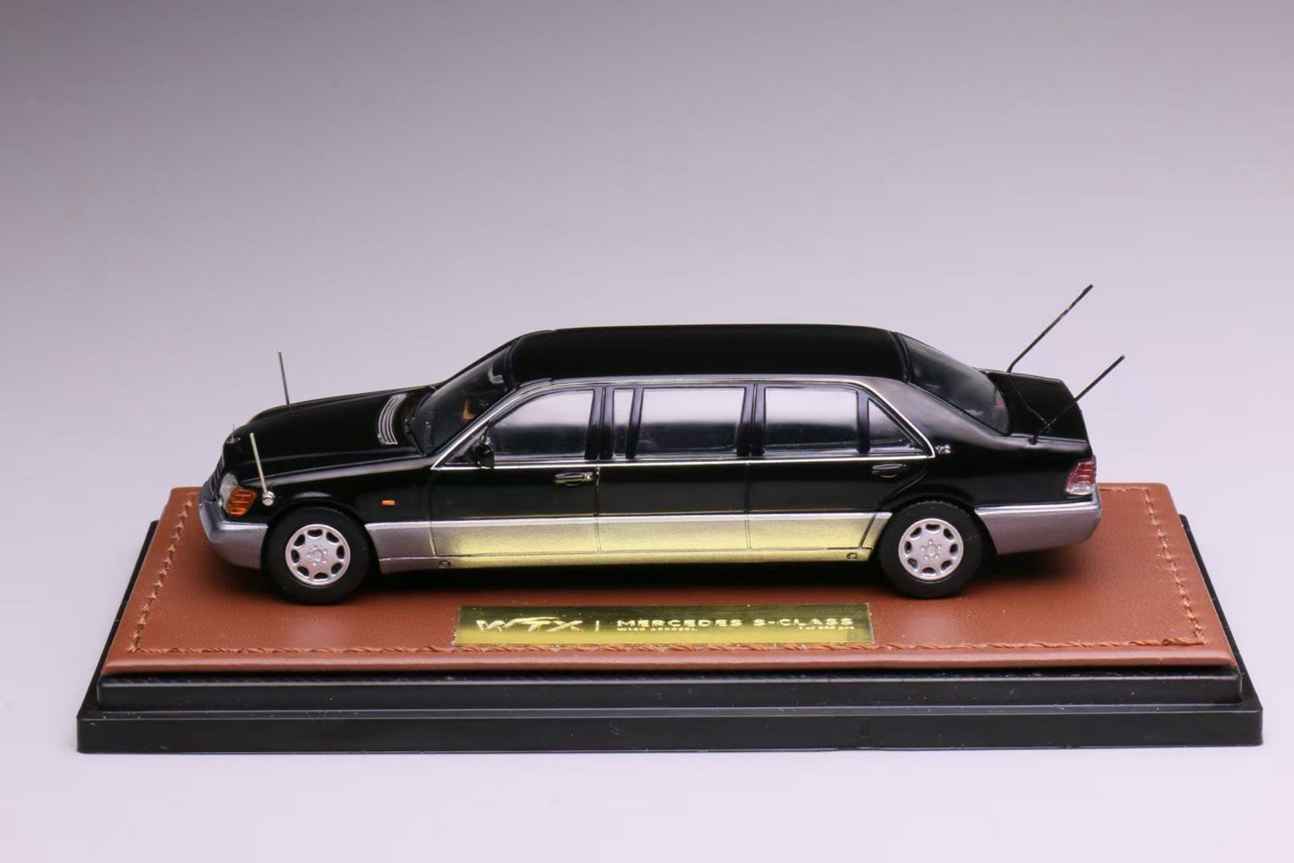 WTX 1:64 600SEL W140 "Tiger Head" Alloy Die - cast Collectible Gifts Toys Car Models