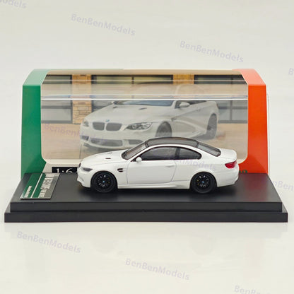 Fine model 1/64 BMW M3 E92 COUPE Diecast Model Car Limited Collection White