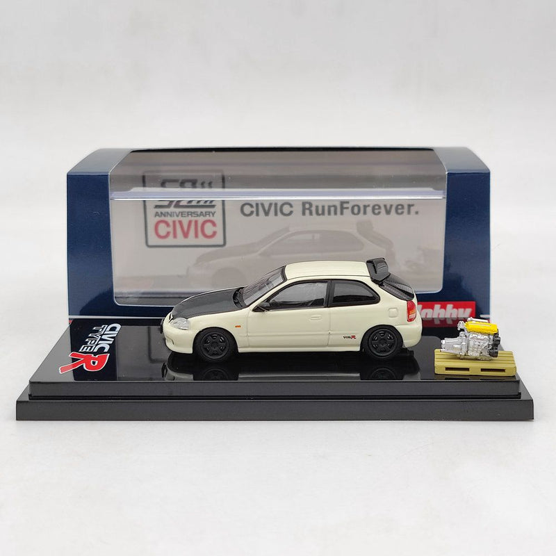 Hobby Japan 1/64 Honda Civic TYPE R (EK9) With Engine Display Model HJ642016EW