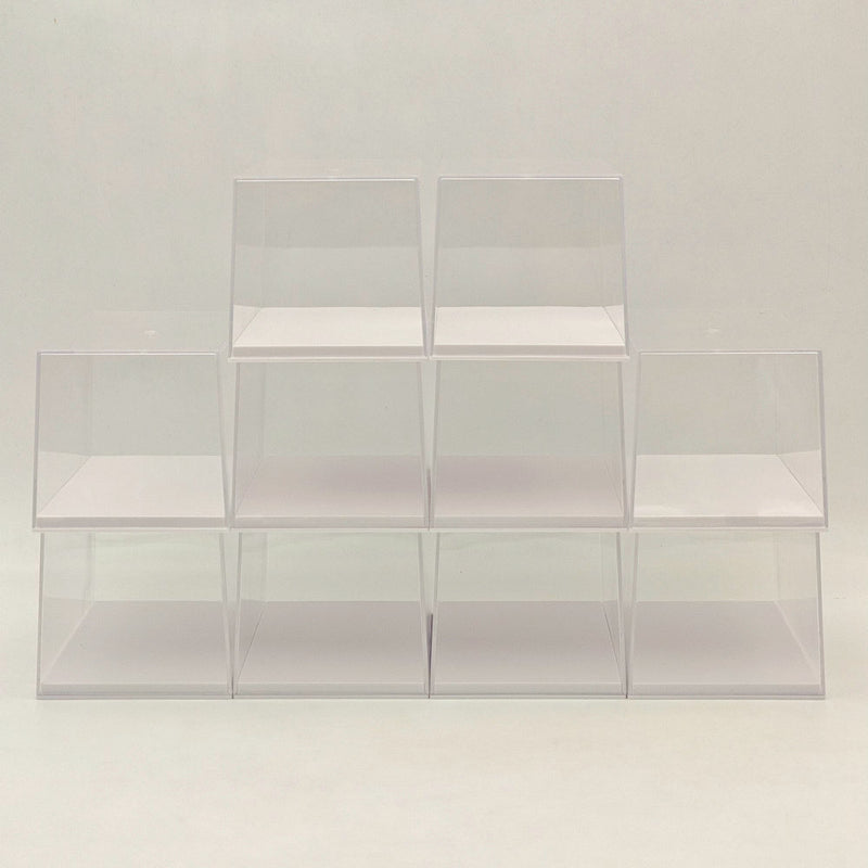 15.3cm 6'' Acrylic Boxes Display Case Stand Box Storing Transparent DustProof for 1:72,1:43 Scale Toys Car Models