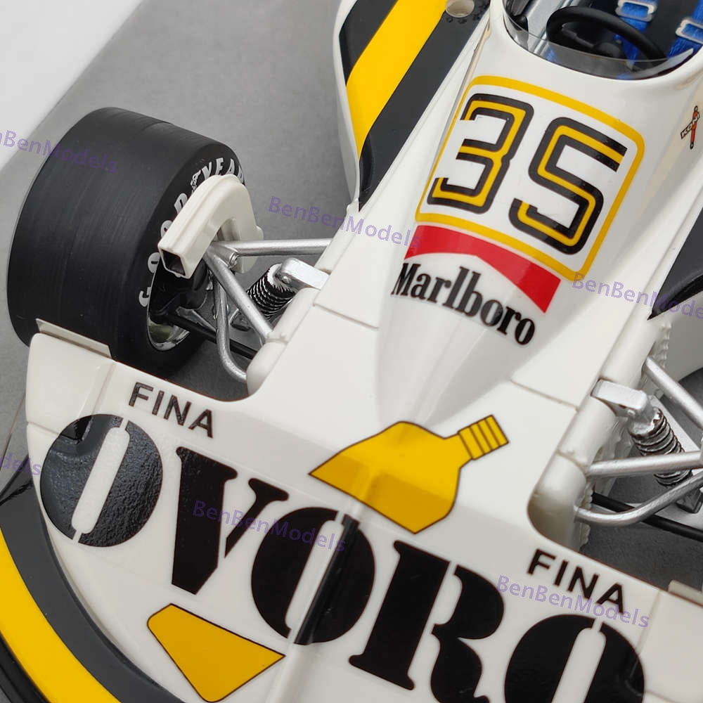 1/18 Tecnomodel Mythos March 761 OVORO #35 1976 Swedish GP Arturo Merzario Resin