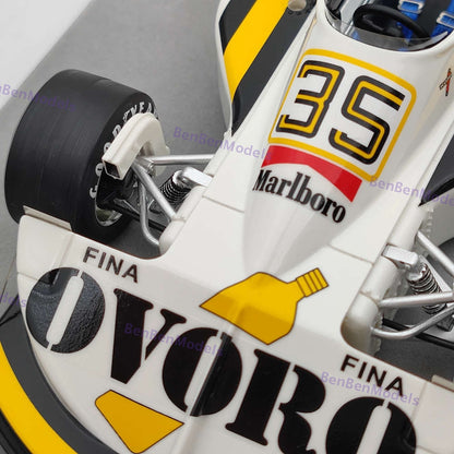 1/18 Tecnomodel Mythos March 761 OVORO #35 1976 Swedish GP Arturo Merzario Resin