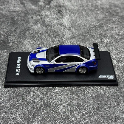 ARbox 1:64 BMW E46 M3 GTR NFS Fast & Furious Collectors Edition Alloy Diecast Car Model Gifts