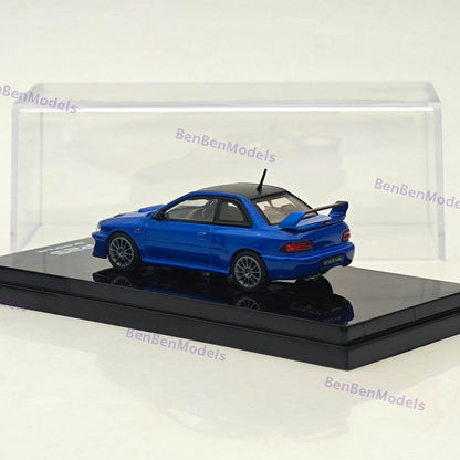 1/64 Hobby Japan Prodrive P25 2023 Impreza 22B Blue Diecast Metal Car