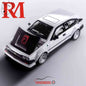 RM 1:64 Alfa Romeo GTV6 Wide Body Modified Open Hood with Engine Diecast Toys Car Collection Gifts