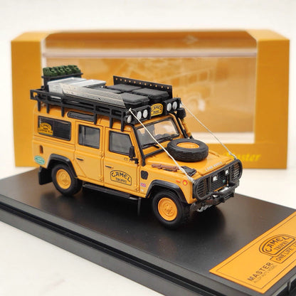 Master 1:64 Land Rover Defender 110 Camel Cup Diecast Model - Collector's Gift | UK Addresses Only