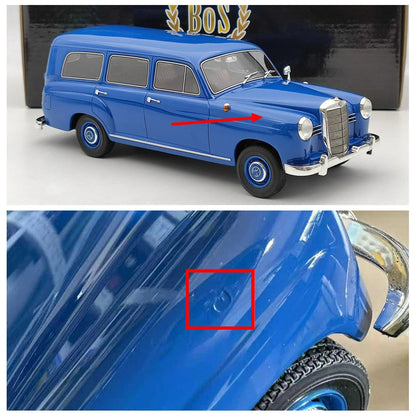 BOS 1/18 180D Universal Blue 1954 BOS077 Resin Model Limited Edition Collection Used