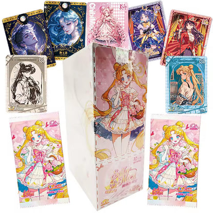 Sailor Moon 18 Pack 90 Trading Card Booster Box Cosmos Anime CCG First Club Card