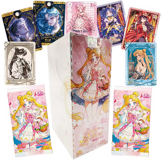 Sailor Moon 18 Pack 90 Trading Card Booster Box Cosmos Anime CCG First Club Card