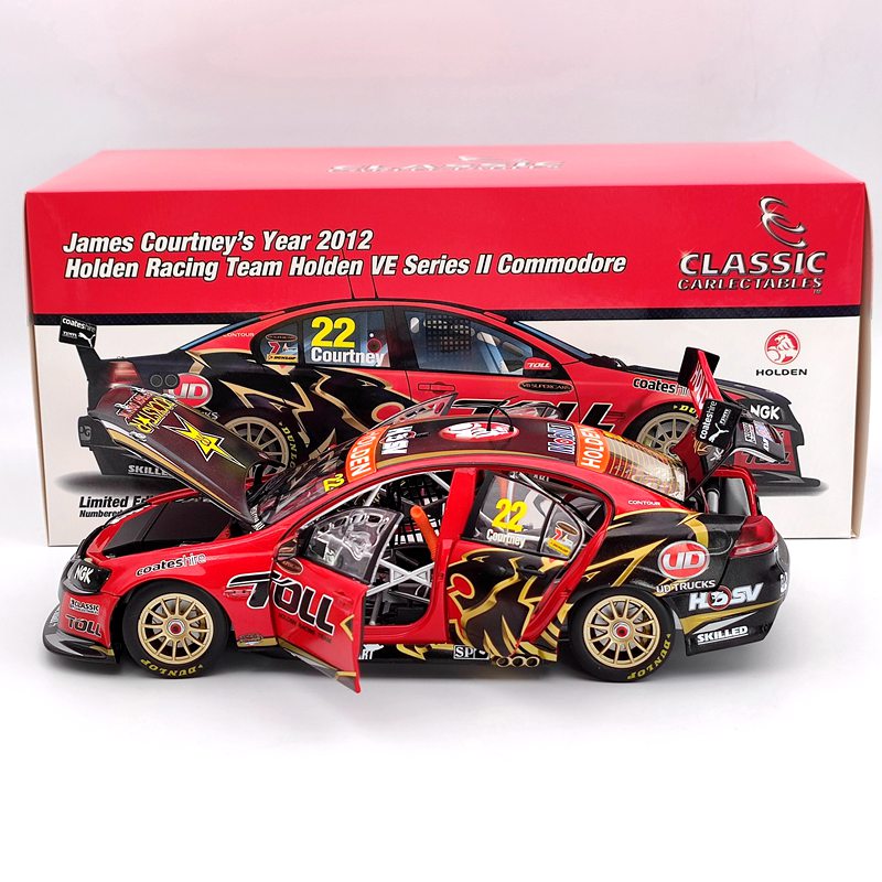 Classic 1:18 James Courtney's 2012 Holden VE Series II Commodore #22 18501 Diecast Collectible Model Used