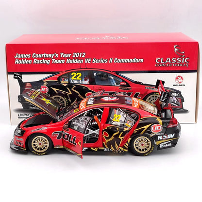 Classic 1:18 James Courtney's 2012 Holden VE Series II Commodore #22 18501 Diecast Collectible Model Used