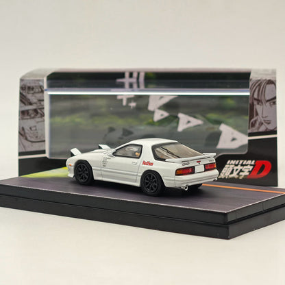 Hobby Japan 1/64 Mazda RX-7 (FC3S) RedSuns Initial D Open Headlights HJ643043D Diecast Model Collection In Stock - US