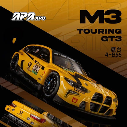 Gop Speed 1:64 M3 Touring GT3 24H Edition DTM Masters German Post Painting APA XPO Foshan Exhibition Collection Diecast Model Car