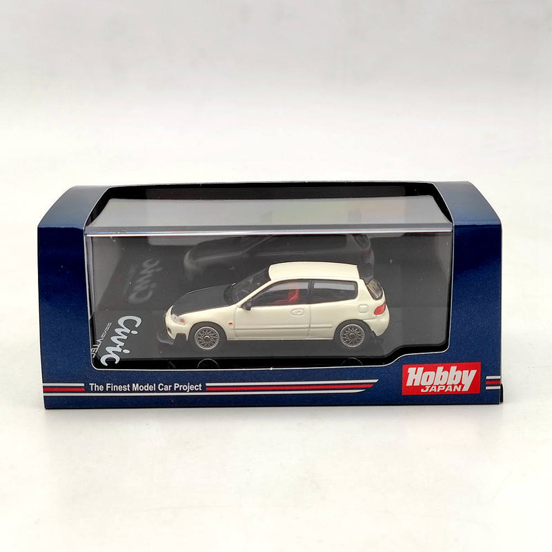 Hobby Japan 1:64 Honda Civic (EG6) JDM STYLE WHITE WITH MESH WHEEL HJ641017FW