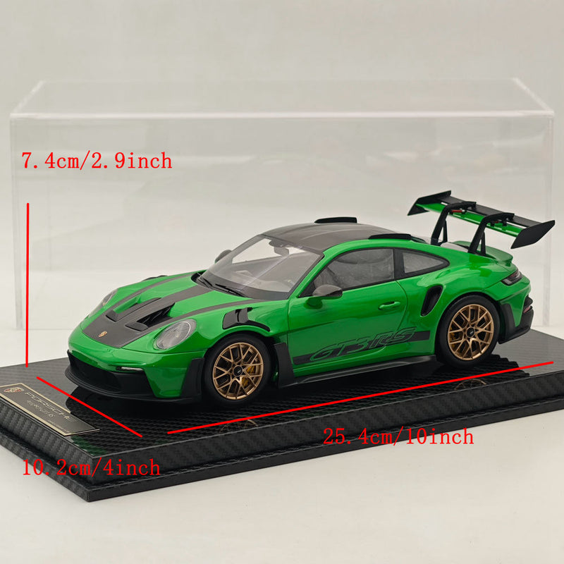 AI MODEL 1/18 Porsche 992 GT3 RS GREEN Resin High-Quality Collection Car Model