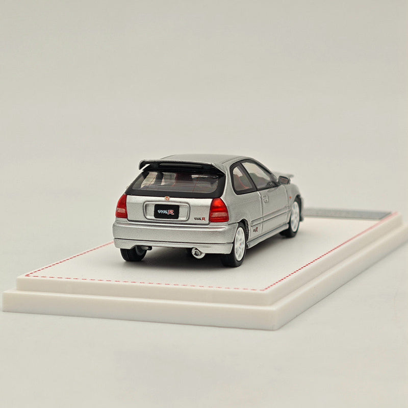 1/64 FH Honda Civic Type R EK9 Silver Diecast Models Car Toy Limited Collection