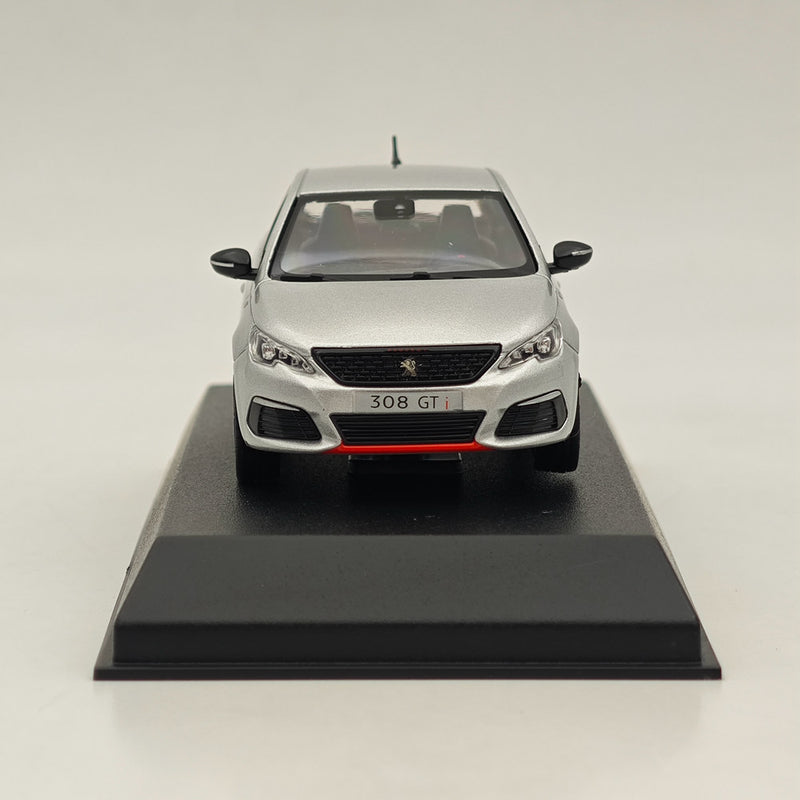 1/43 Norev Peugeot 308 GTi SPORT VERSIO Silver Diecast Model Cars Collection