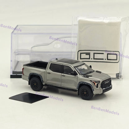 GCD 1/64 Tundra TRD Pro Pickup Truck Silver with accessories KS-064-562 Diecast Model Car Limited Collection