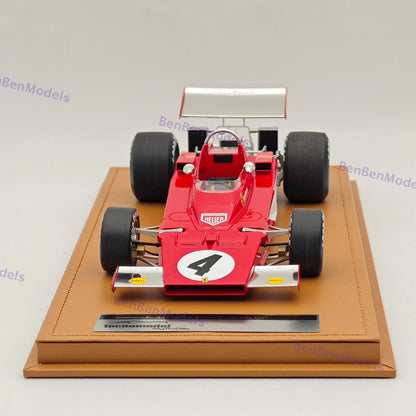 1/18 Tecnomodel Ferrari F1 312 B3-73 #4  MONACO GP 1973 ARTURO MERZARIO Red