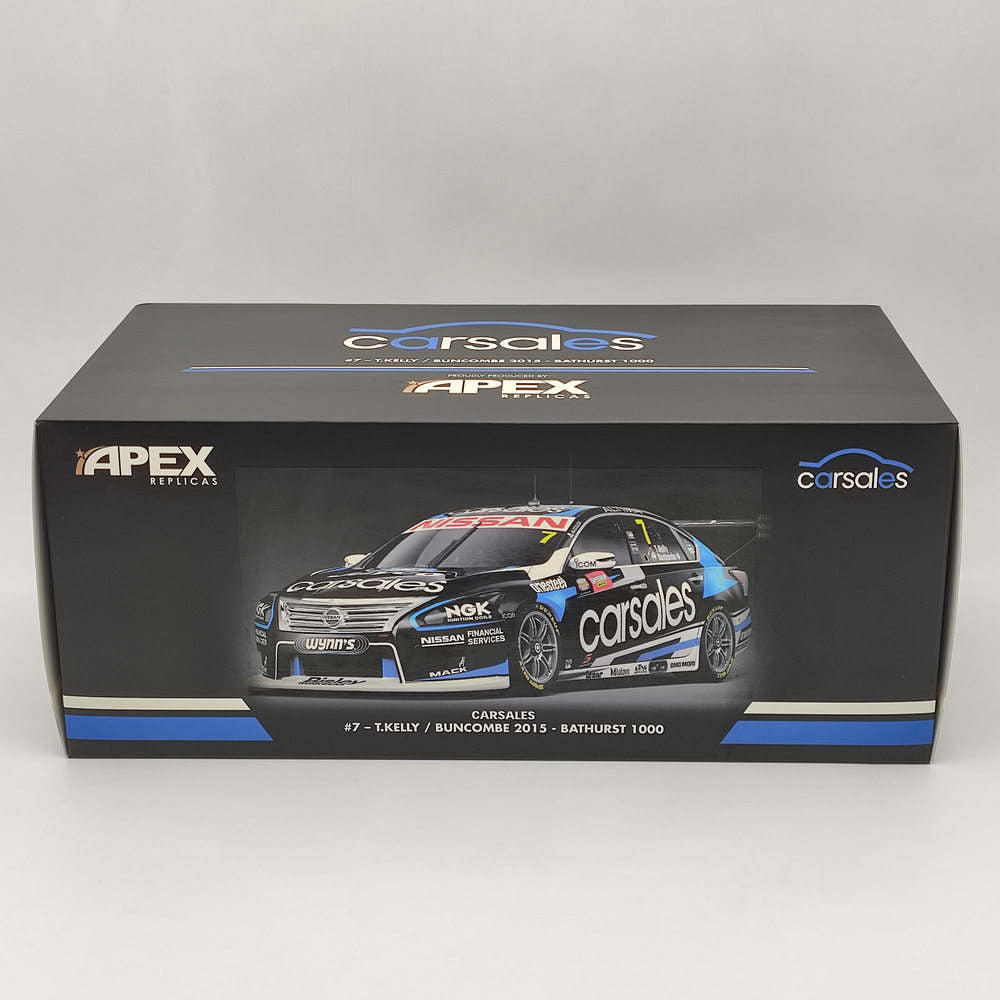 1/18 Apex Nissan Altima Carsales #7-T.Kelly/ Buncombe 2015 Bathurst 1000 AD80810 Diecast Models Car Limited Collection
