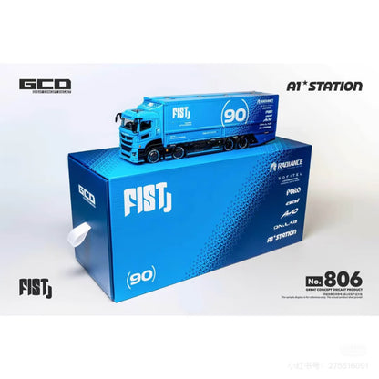 1:64 GCD FIST Fuso Container LBWK & Hino 300 Landing Edition Trailer Diecast Model Car