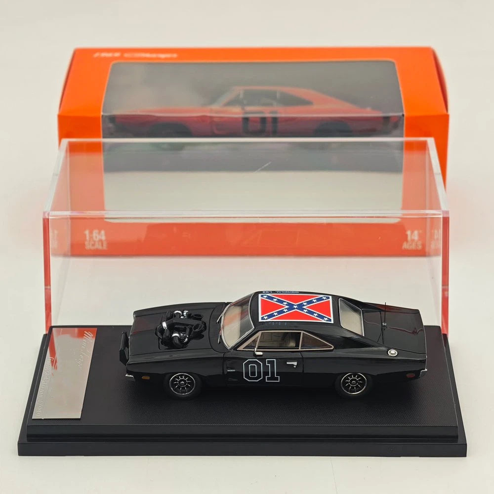 Mini Forge 1:64 1969 Charger RT style General Lee / with 1600 HP Twin-Turbo LS Diecast Motor Limited Edition Diecast Model Car