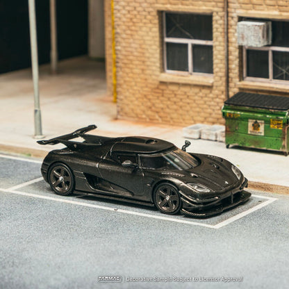 TW 1:64 Coniseger One 1 KNC Full Carbon Black Coniseger Alloy Car Model