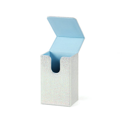 Holographic PU Magnetic Tarot POKEMON TCG PTCG CCG Deck Box Flip Top Card Storage Case