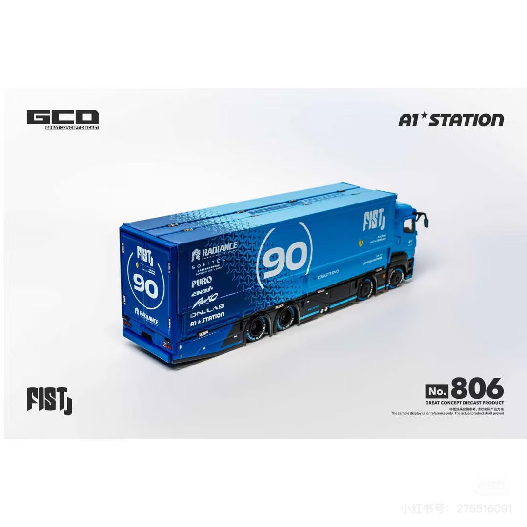 1:64 GCD FIST Fuso Container LBWK & Hino 300 Landing Edition Trailer Diecast Model Car