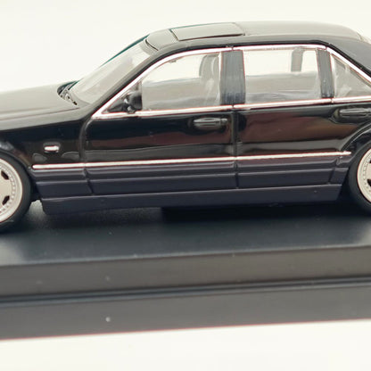 1/64 SW Benz S600 W140 Tiger Head Running S-Class Original Wheels Diecast Model
