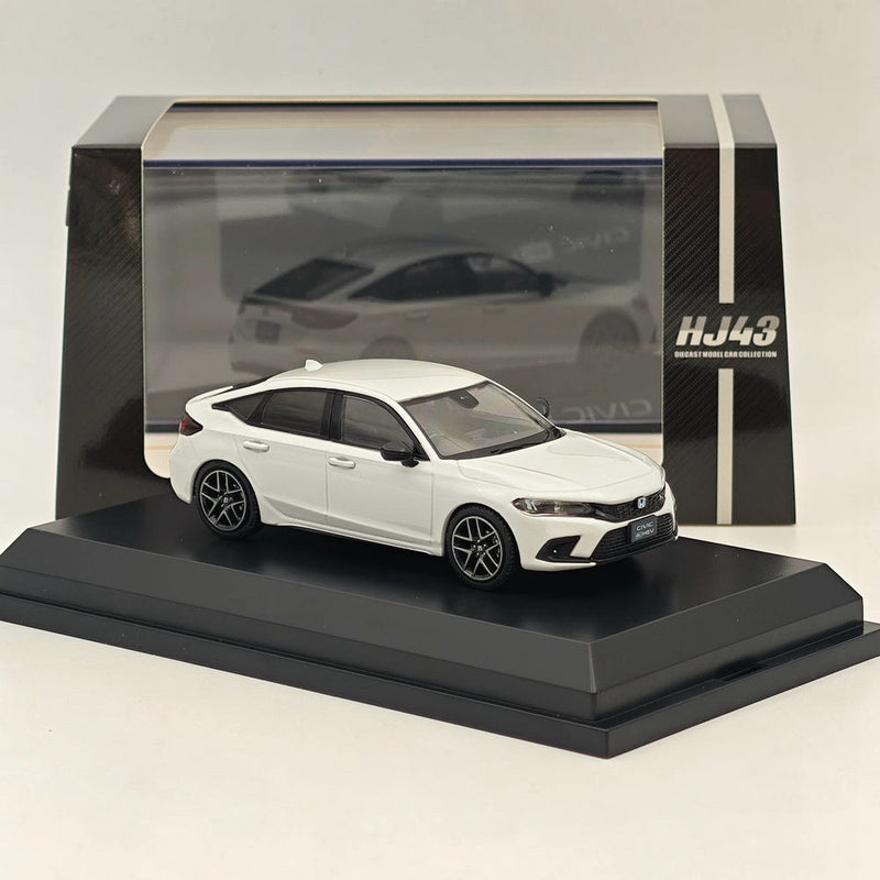 Hobby Japan 1/43 Honda CIVIC (FL4) e:HEV Platinum White(P) HJ433003W Diecast