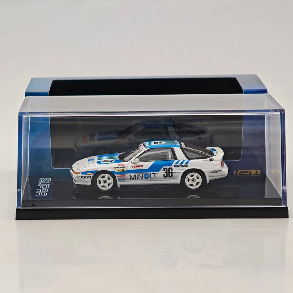 Hobby Japan 1/64 Supra MA70 Turbo Minolta 88 Biyo 89 Fujitsuten TOM'S 90 Diecast