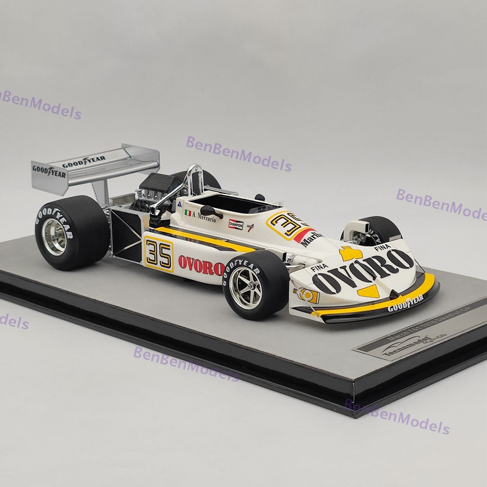 1/18 Tecnomodel Mythos March 761 OVORO #35 1976 Swedish GP Arturo Merzario Resin