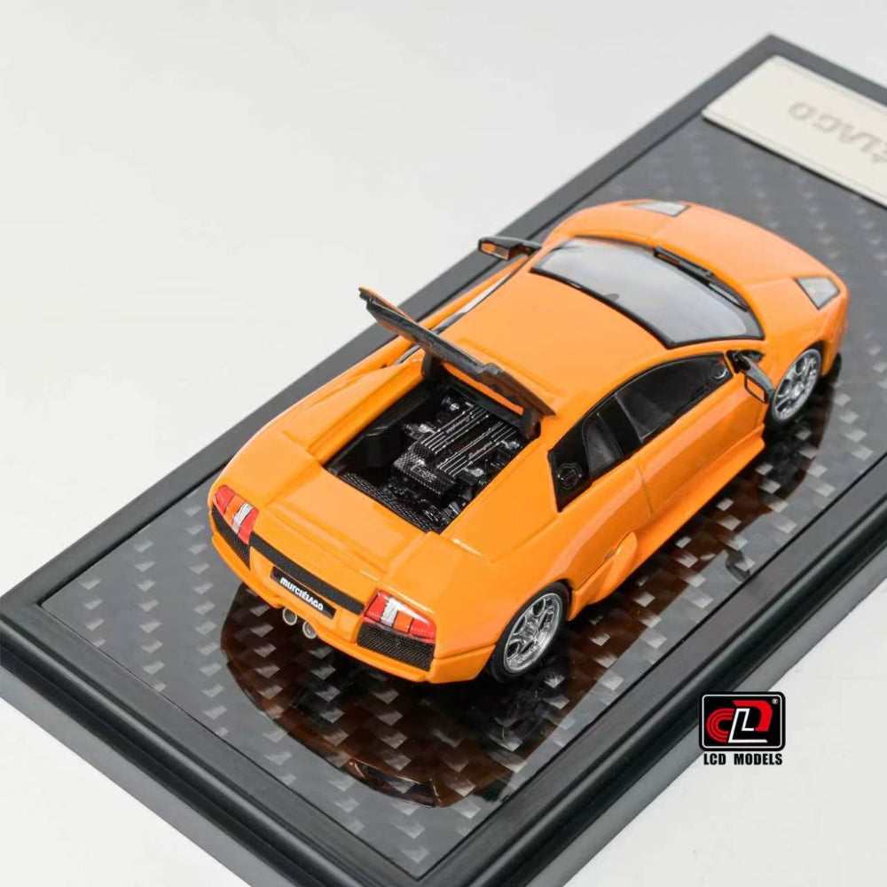 Pre order LCD 1:64 Murcielago The first generation bat Orange/Blue Can open the tailgate Diecast Alloy Collectible Model Car