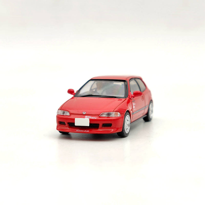 Hobby Japan 1:64 Honda Civic (EG6) Myogi Night Kids Shingo Shoji Red HJ641017HR Diecast Toys Car Models Collection Gifts