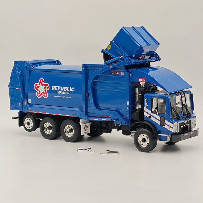 FIRST 1/34 Mack TerraPro with Heil Half/Pack FEL CNrG TM Tailgate Blue 10-4007A